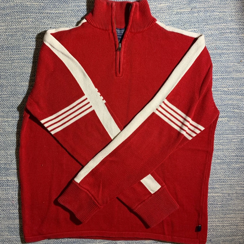 American Eagle Zipper Pullover Vintage Men’s L